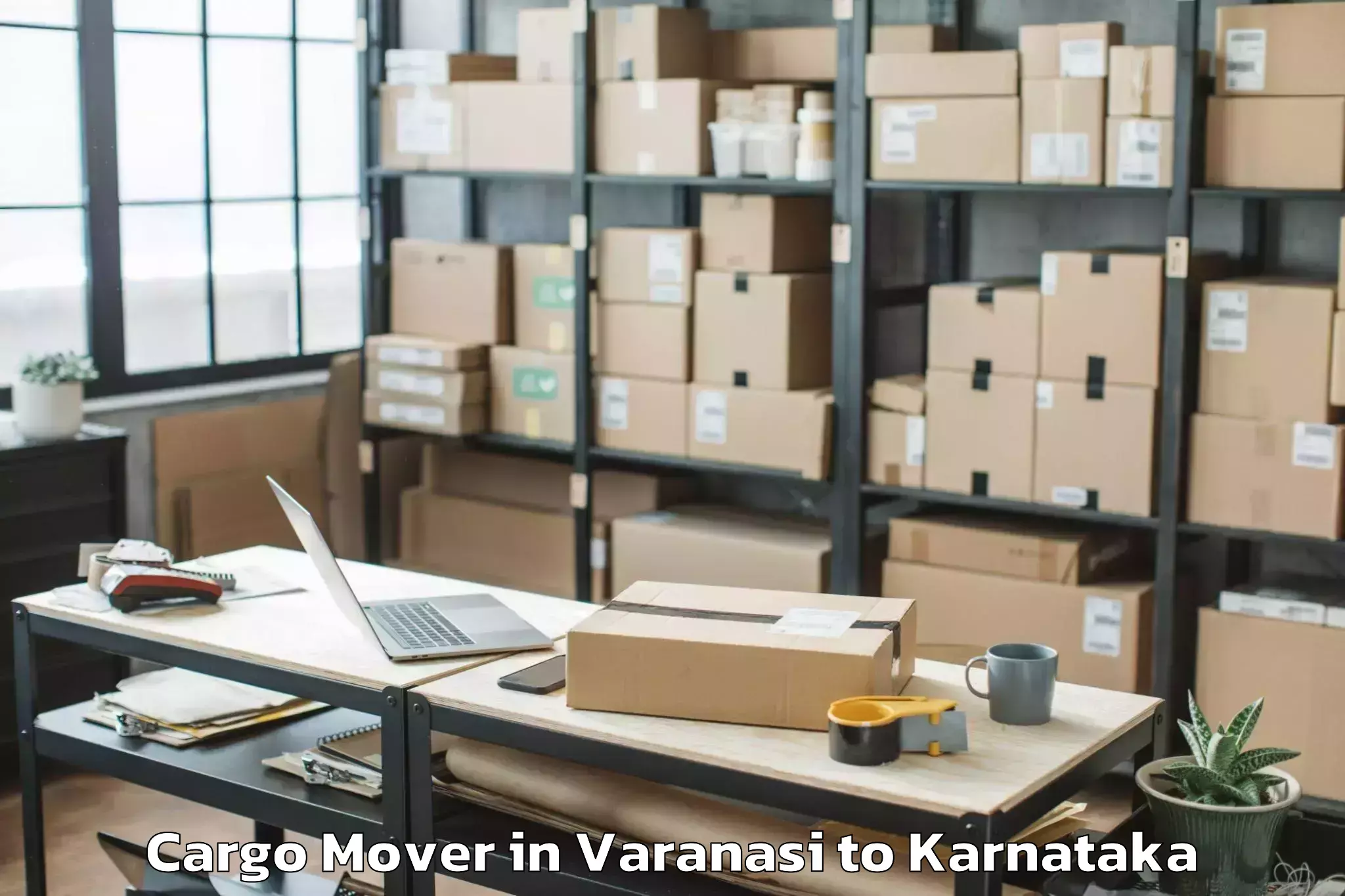 Book Varanasi to Holesirigere Cargo Mover